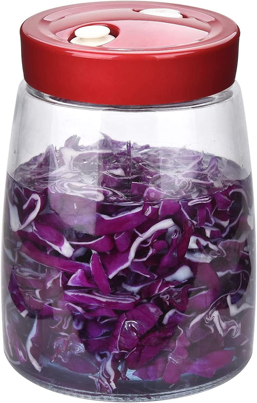BESPORTBLE Barattolo In Vetro Da 3 Litri Per Sottaceti E Kimchi – Coperchio Ermetico, Serbatoio Di Fermentazione Per Cucina E Ristorante