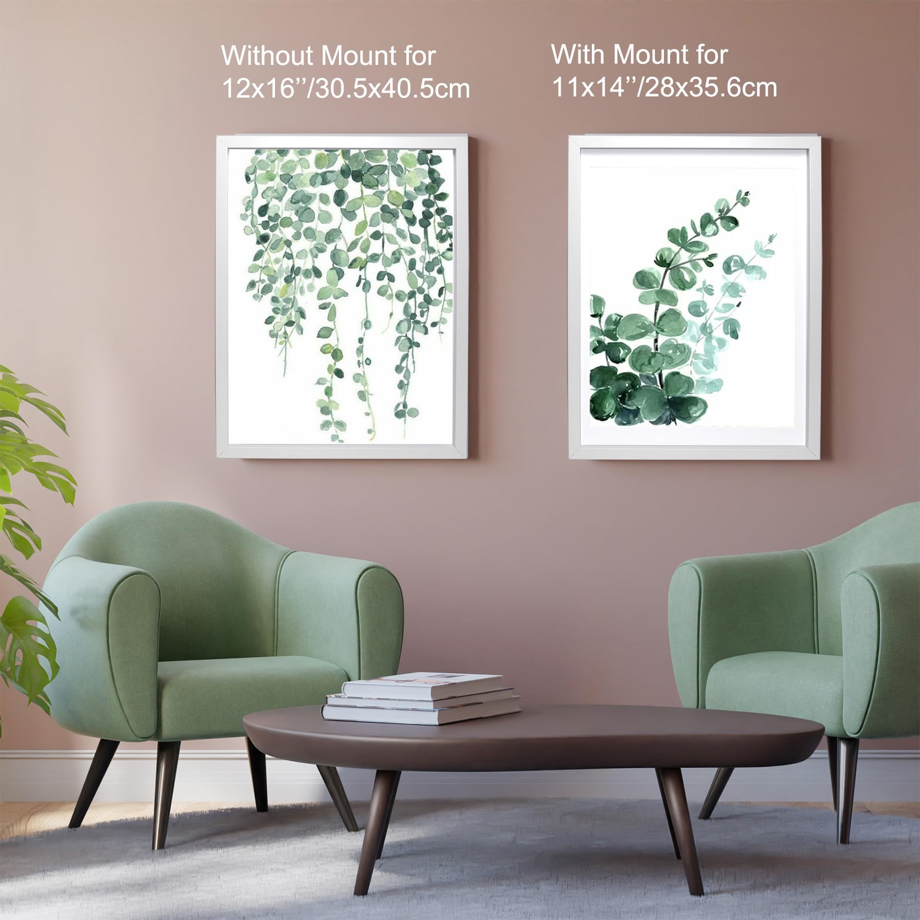 30x40cm(12x16'') White Boxed Photo Frame 3pack with acid free mount for 11x14'',16x12'' White Poster Frame with Acid Free AMount for 11x14'' - Image 3