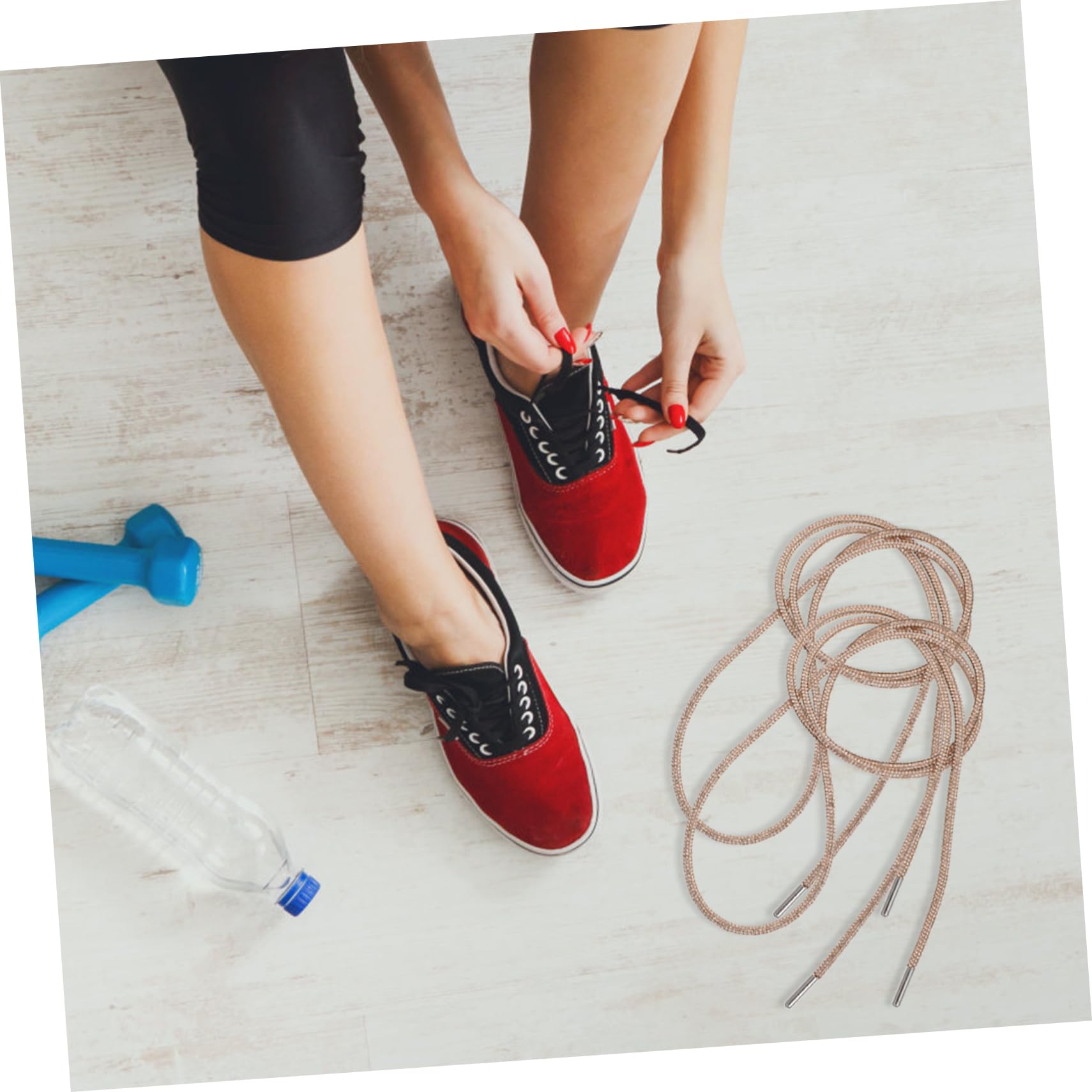 LIFKOME 8stücke Strass-schnürsenkel Für Damen Kreative Schuhbänder Für Sportschuhe Und Freizeitschuhe Installieren Und Wiederverwendbar Champagner-diamantdesign