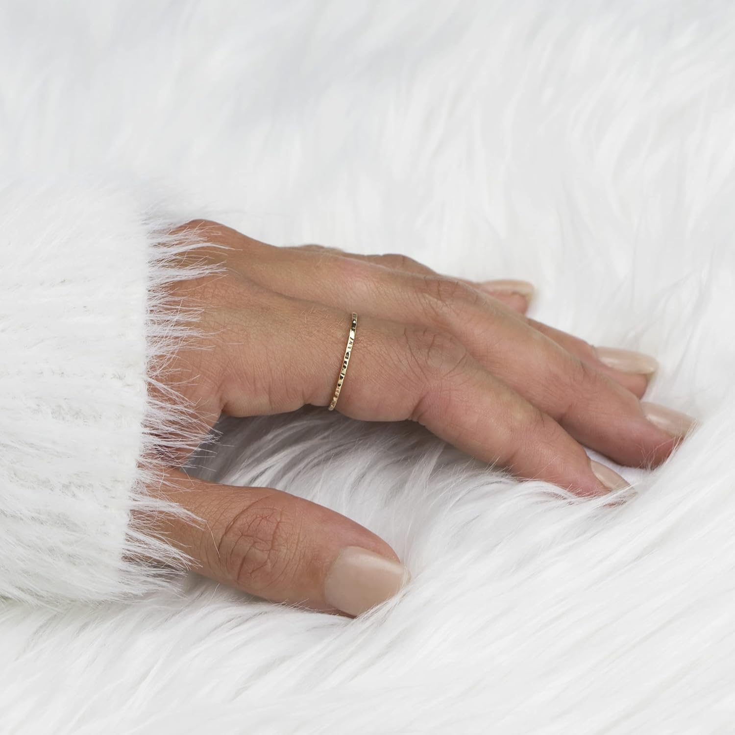 Master Delicate Stacking Rings, Gold, Rose, Silver Sold per 1mm Ring (Size 4 thru 11)