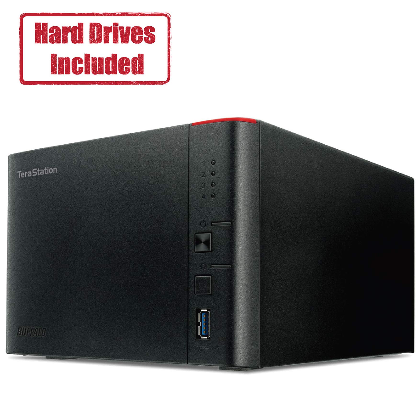Buffalo terastation 1400 - server nas - 4 tb - sata 3gb/s - hdd 1 tb x 4 - raid 0, 1, 5, 6, 10, jbod - gigabit ethernet - con servizio di sostituzione disco terastation vip per 3 anni entro 24 ore ts1400d0404-eu