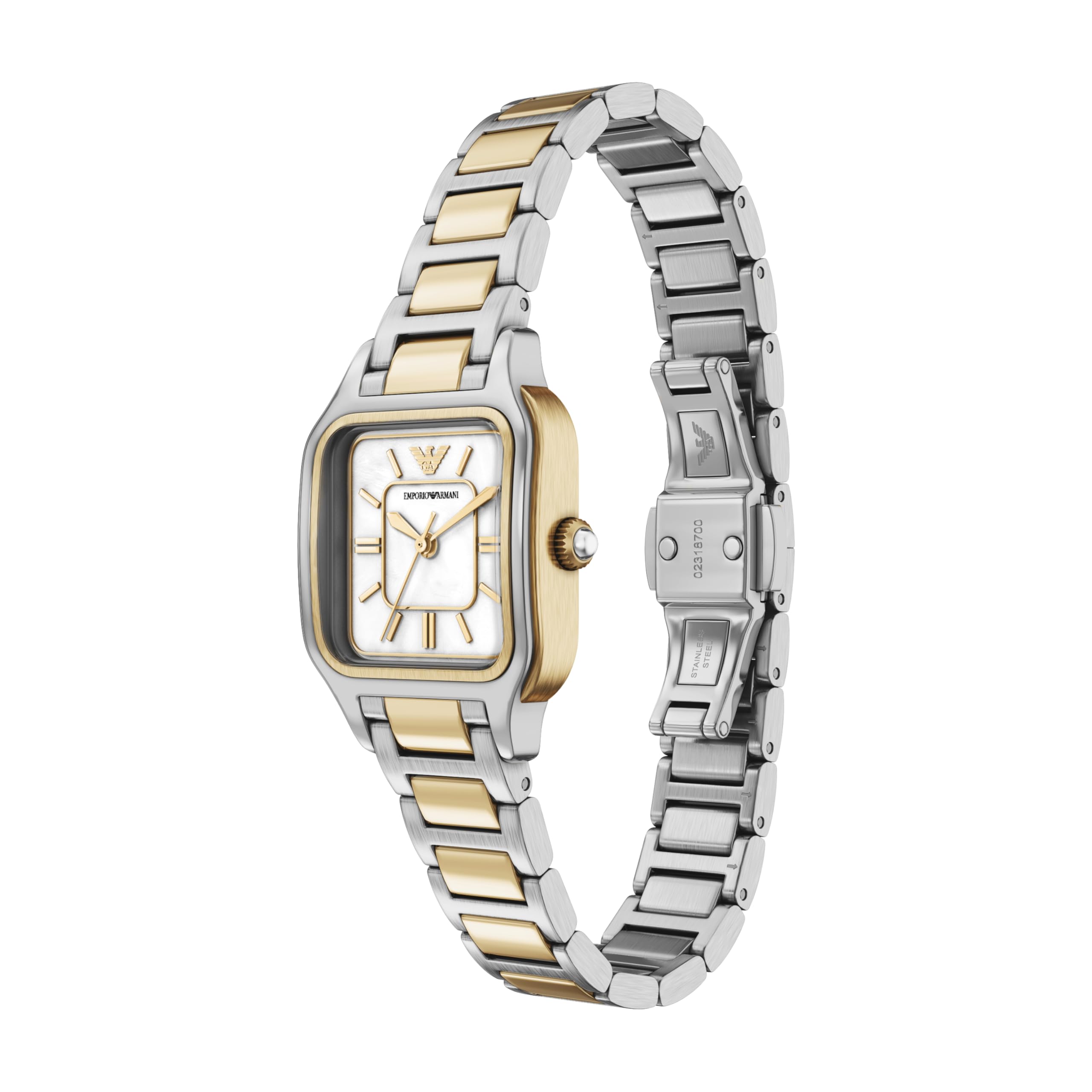 Emporio Armani Damen 35MM Goldfarbene Edelstahl Uhr, AR11745