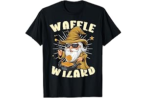 Harry Potter Waffle Wizard Making Breakfast With A Waffle Maker Waffles T-Shirt