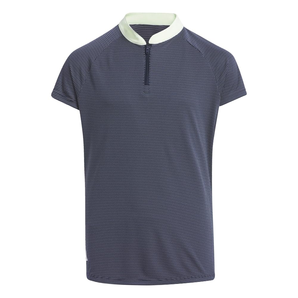 adidas girls Zip Golf Polo Shirt