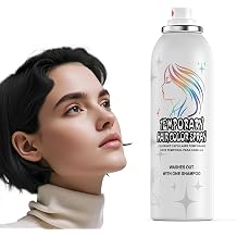 Temporary Hair Color Spray, Washable, Non-Sticky, Halloween | Black | 150ml. Gentle formula for adults. Instant black hair color dye alternative for Halloween costumes, party makeup, cosplay.