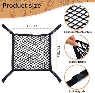 Toddler Tower Safety Net, Toddler Learning Tower Safety Net for Enhanced Safety and Convenience, Double Layer Design with Storage Function, Ideal for Kids Kitchen Play and Learning Activities