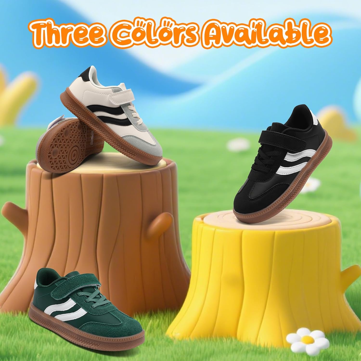 Boys' and Girls' Shoes Tennis Toddlers Sneakers Kids' Casual Shoes Fashion Walking Non-Slip Adjustable Shoe Suitable for Toddlers/Little Kid/Big Kid
