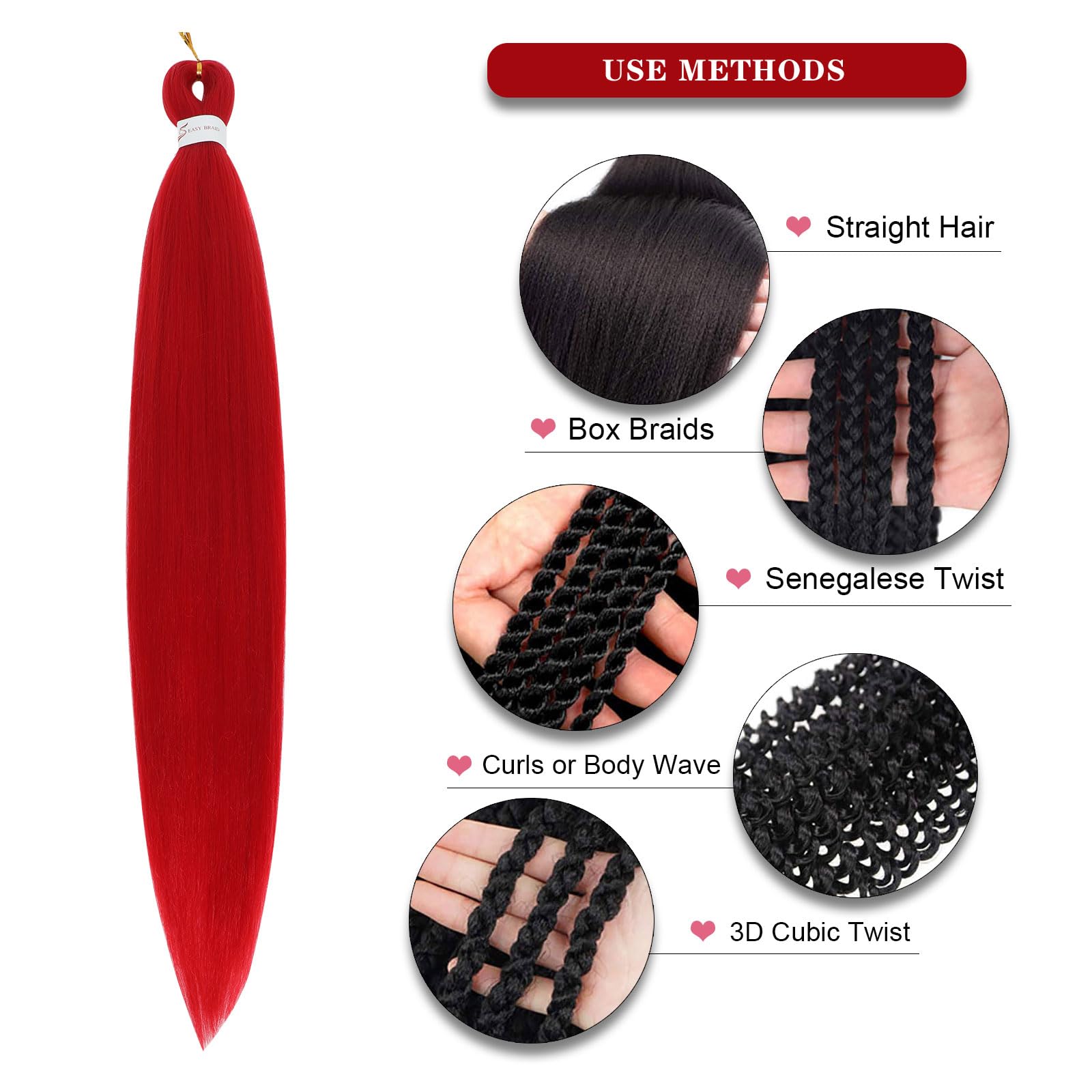Easy Braid Pre stretched Braiding Hair Extensions - Image 4
