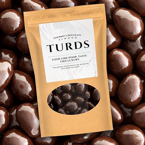 Miniatura 8 de Kepperton Turds - Almendras de chocolate  Regalo de caramelo gourmet para adolescentes y adultos  Regalos de comida de lujo para hombres y mujeres,