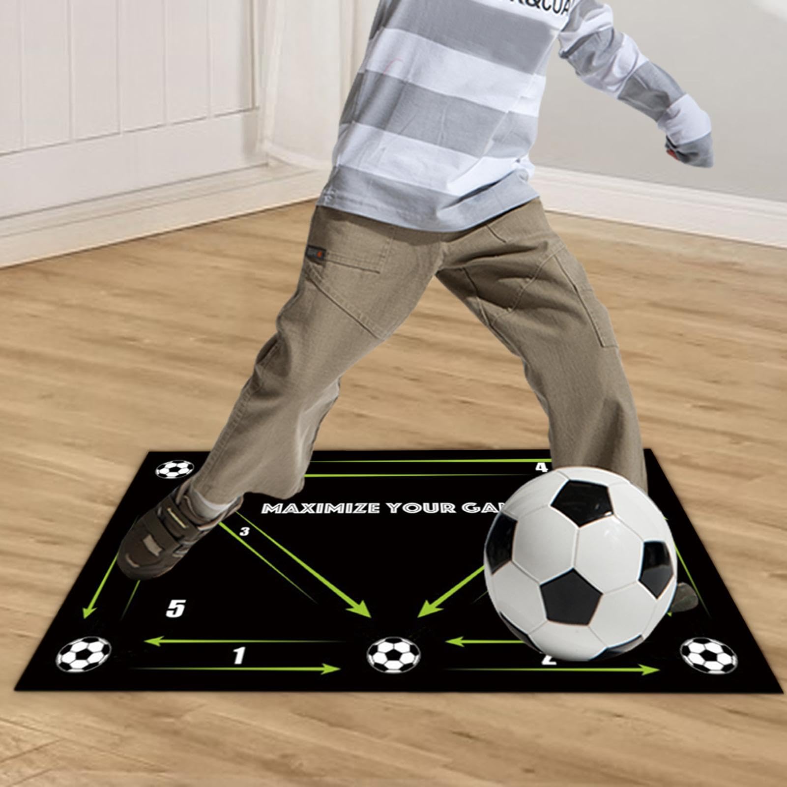 Football Training Equipment Non-Slip Football Training Mat | Footstep ...