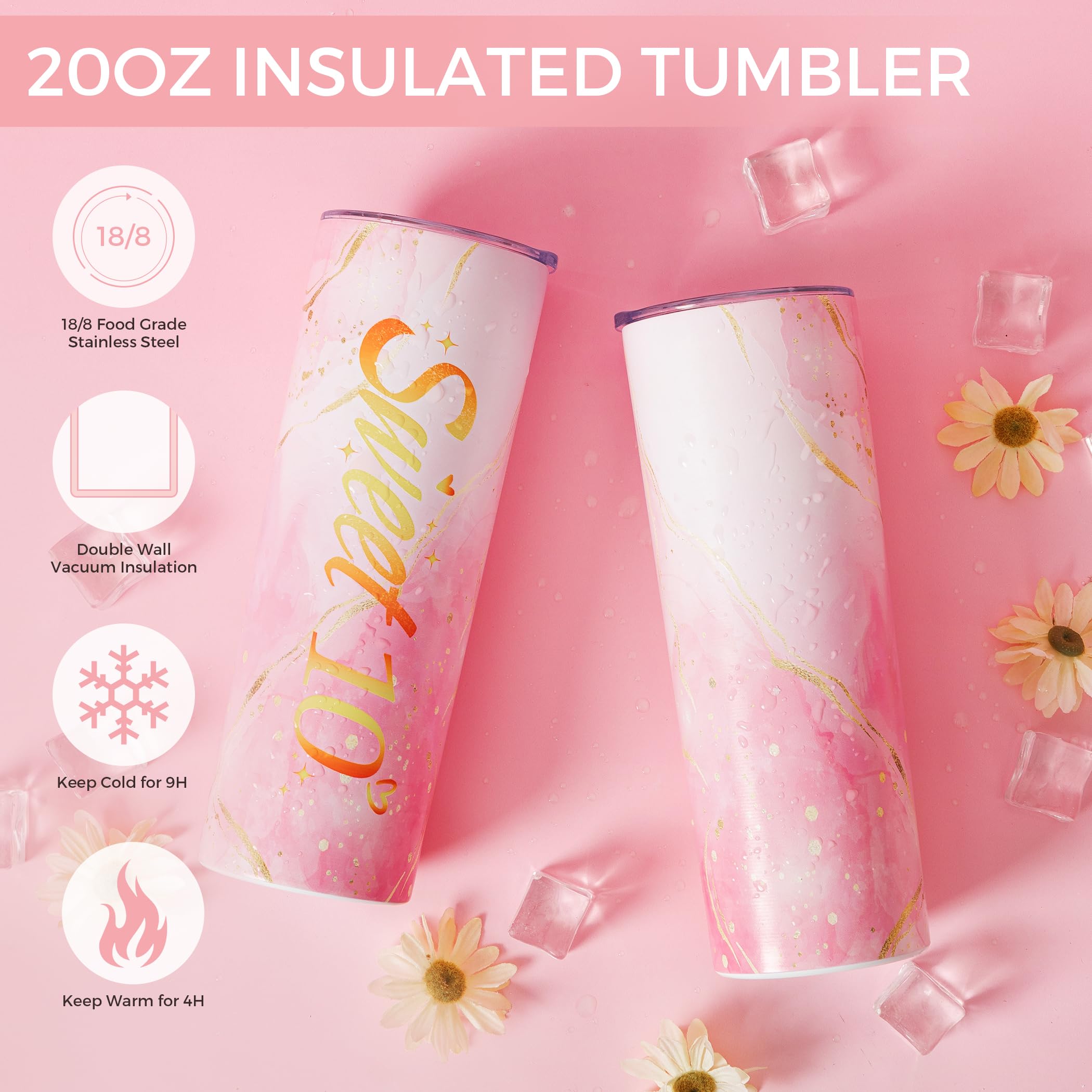 10th Birthday Gifts for Girls,Best Gifts Basket Presents Ideas for Turning 10 Year Old Girls,Happy Sweet 10th Birthday Pamper Hamper Box Kit for Sister Daughter Granddaughter Niece Teenage Teen Her — view 3