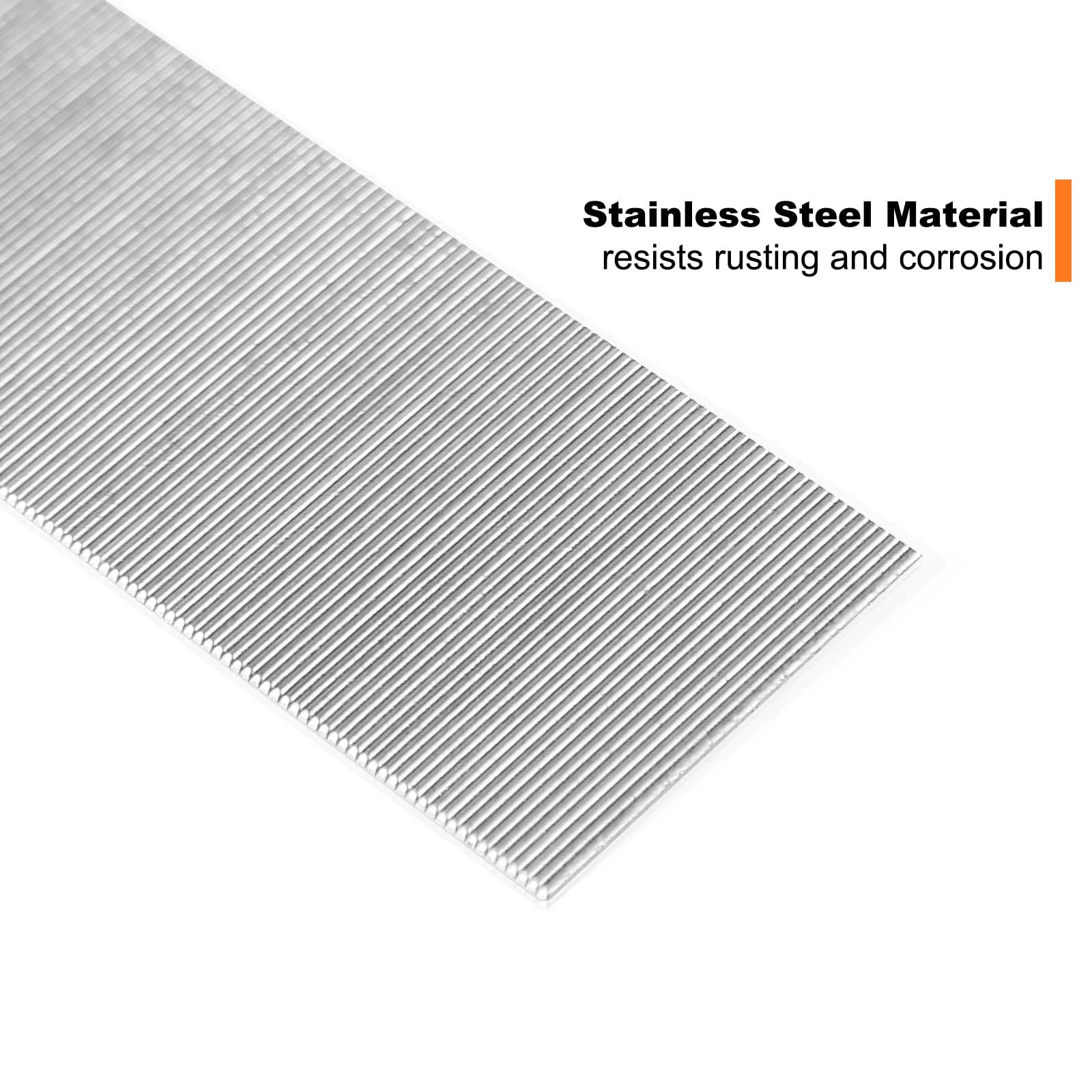 KIMSING Mikro-Stiftnägel aus Edelstahl, 23 Gauge, 9.000 Stück/Box, 30 mm kopflose Stifte, passend für pneumatische Stiftnagler und Druckluft-Pinner für Möbel