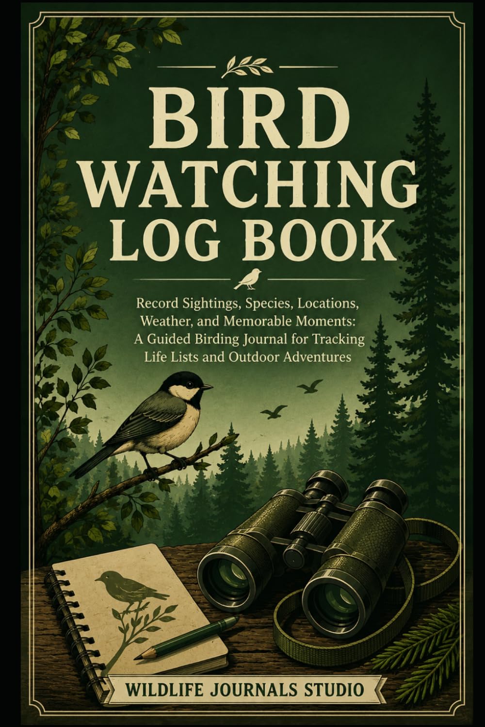 Bird Watching Log Book: Record Sightings, Species, Locations, Weather, and Memorable Moments: A Guided Birding Journal for Tracking Life Lists and Outdoor Adventures