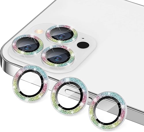 Miniatura 9 de Hsefo Compatible con iPhone 13 Pro para 13 Pro Max, protector de lente de cámara antiarañazos, vidrio templado 9H, protector de pantalla de cámara