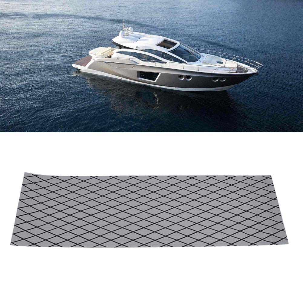 Cryfokt EVA Surf Pad with Imitation Teak Design and Anti-Slip Force for