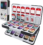 HEIYING Game Card Case for Nintendo Switch 2 / Switch OLED,Customized Pattern Portable Switch Game Holder with 48 Game Card Slots and 24 Micro SD Cards Slots