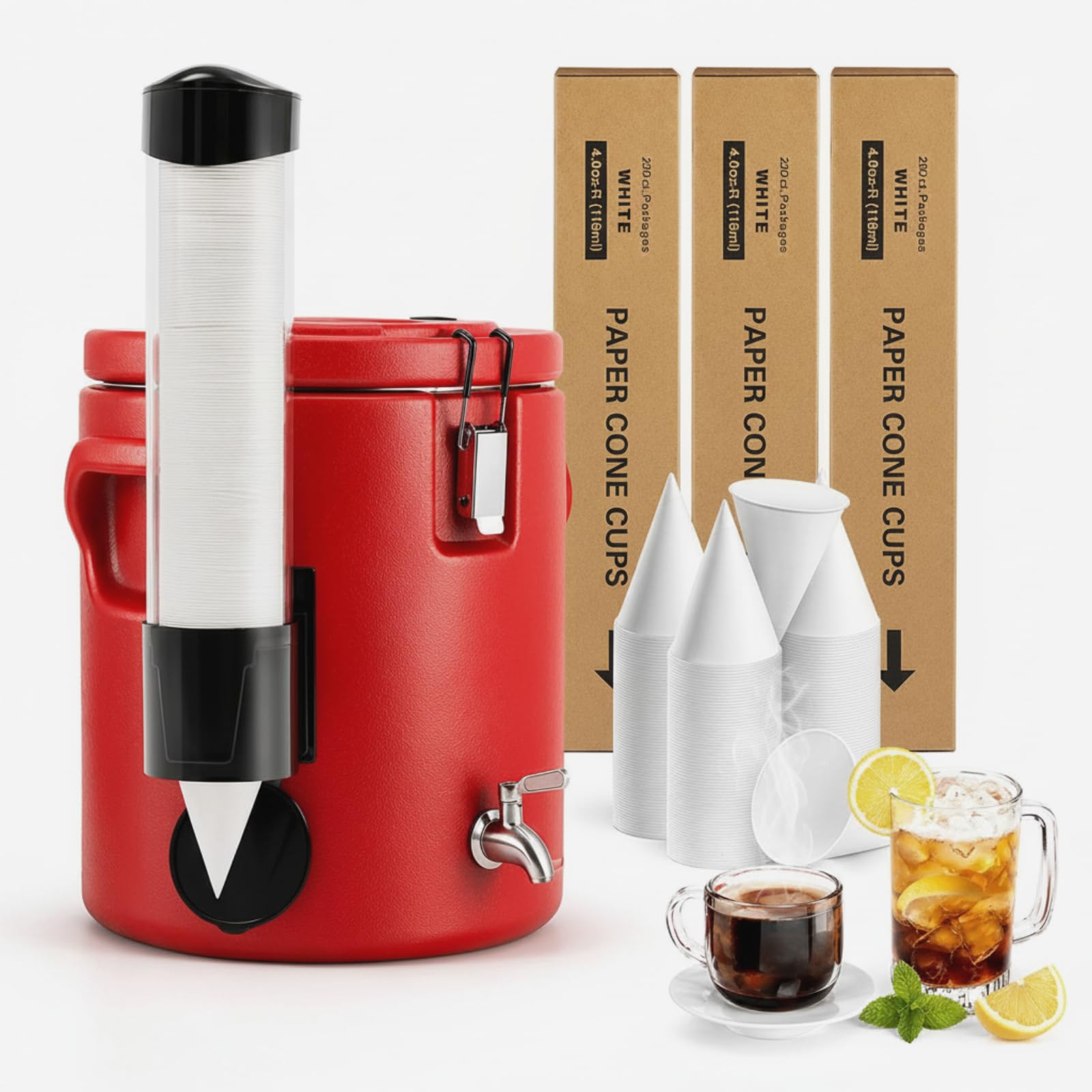 Amazon.com | 3.7 Gallon Stainless Steel Insulated Beverage