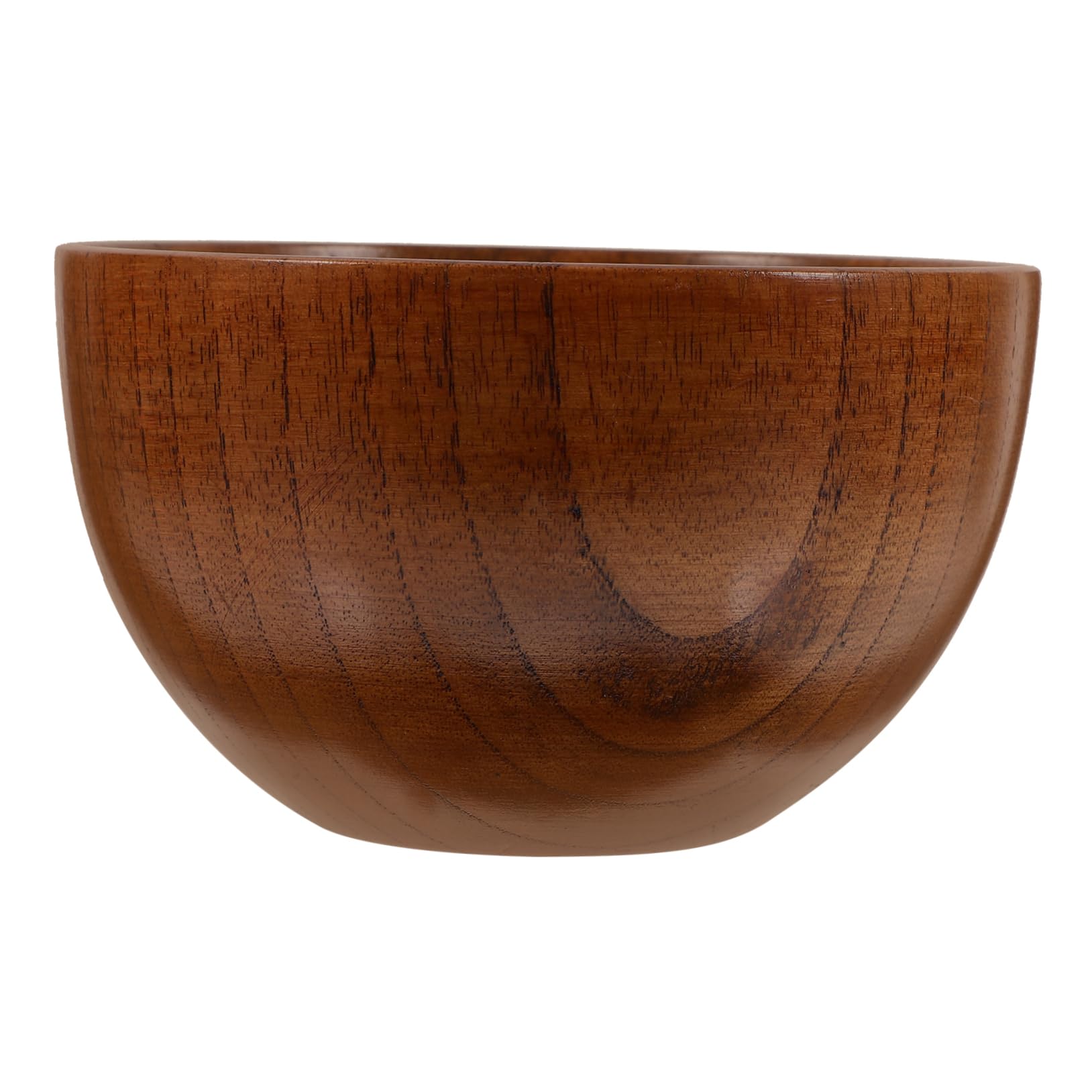 PRETYZOOM 4piezas Tazón De Madera Japonés Antideslizante Para y Ensaladas Bowl De Madera Natural Para Alimentos Para Restaurantes y Doméstico