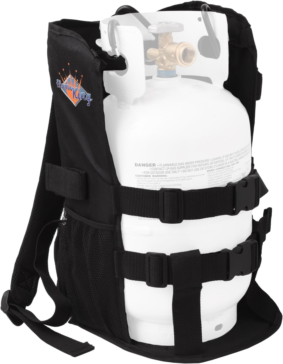 Propane Tank Backpack Carrier for 5LB or 10LB Cylinders for Weed Burning (Tank & Torch Sold Separately)
