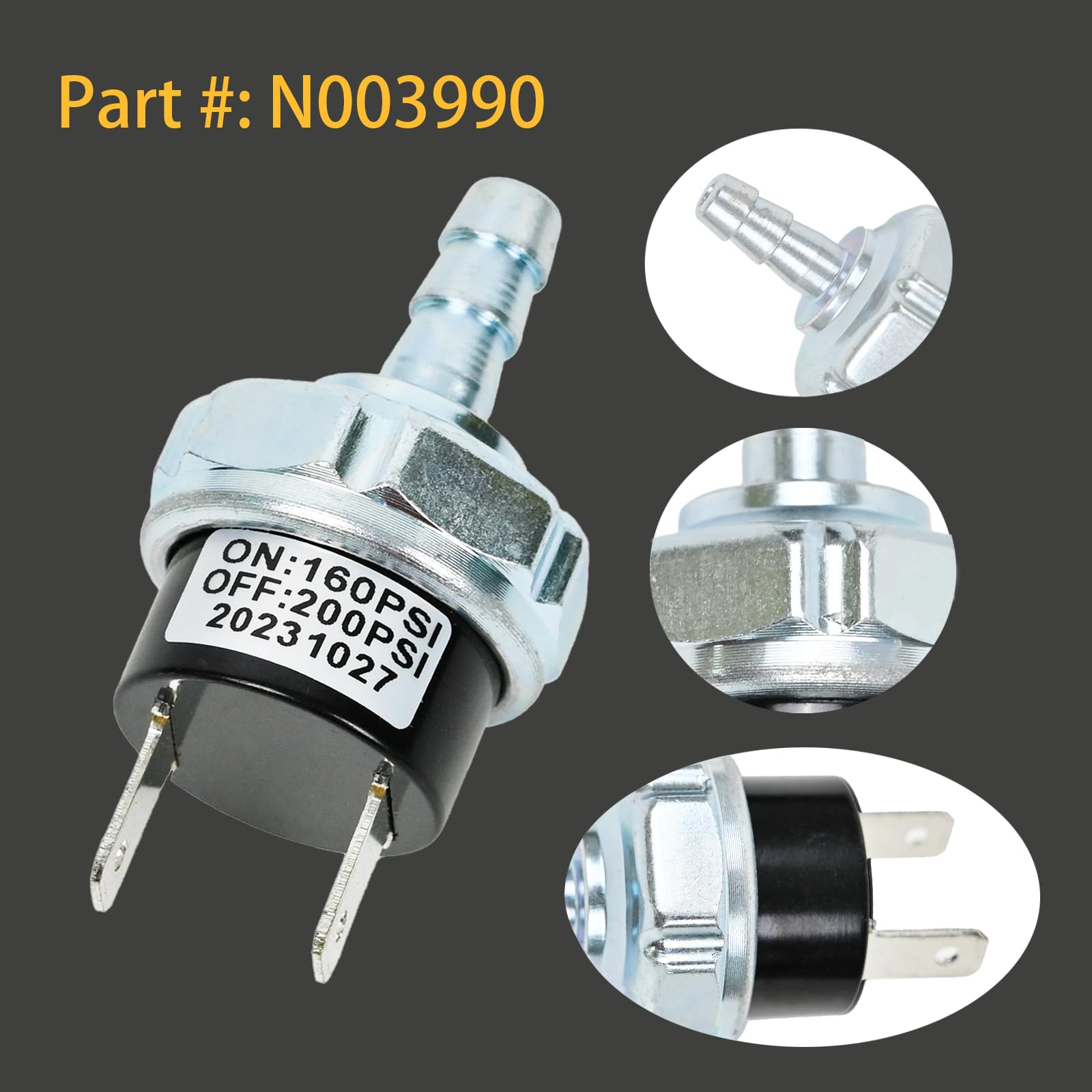 Amazon.com: N003990 Micro Pressure Switch Fits for DeWalt D55168