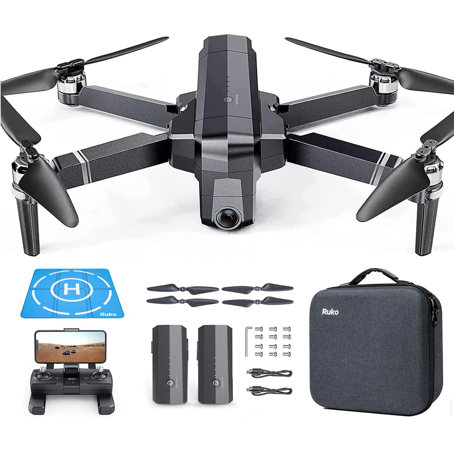 Amazon.com: Ruko F11PRO Drone and H002 Landing Pad, 4K UHD Camera