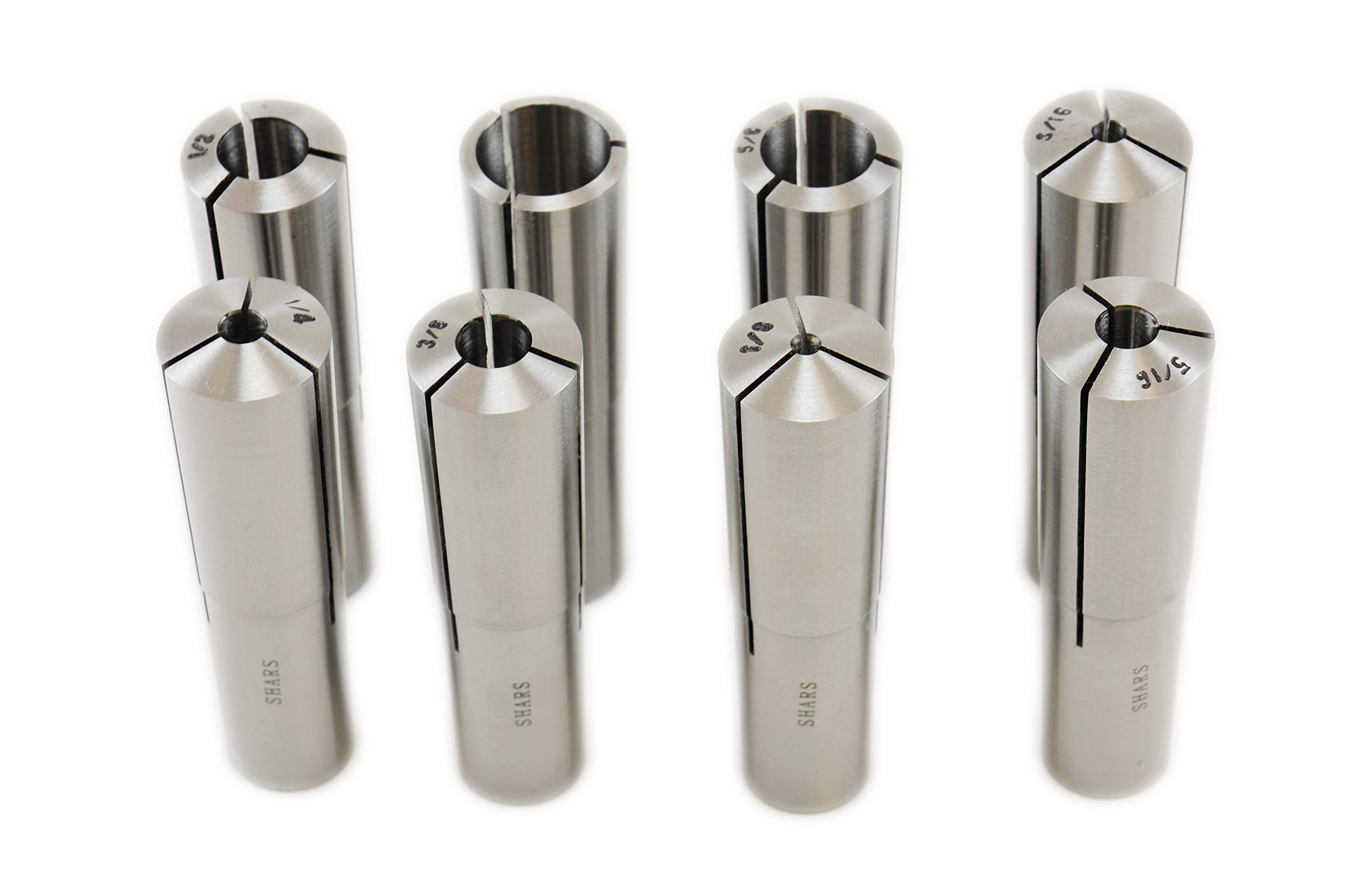Shars 3 Morse Taper Round Collet Set 8 PCS 202-5096 New M[: Amazon