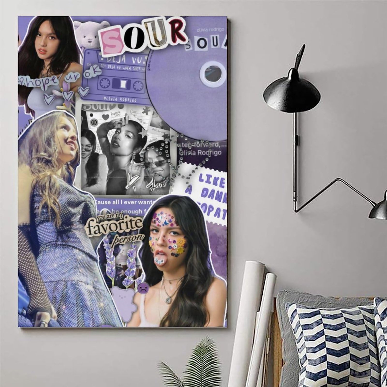 YVFCIRXTT Olivia Rodrigo SourModern Art Printing Retro