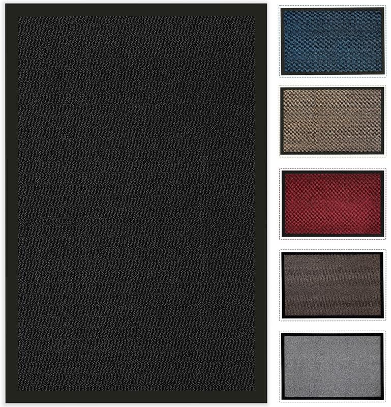 Wadan Door Mats Indoor & Outdoor | Stylish Door Mat with Non Slip Rubber Backing | Anti Slip Super Absorbent & Easy to Clean | Use as Kitchen Mat