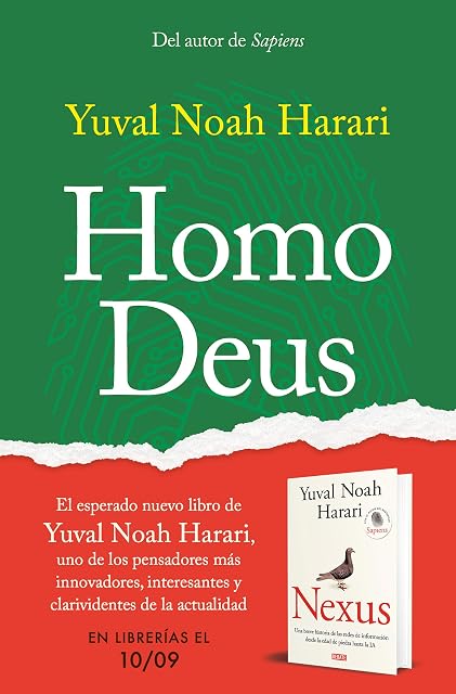 Portada de Homo Deus: Breve historia del mañana