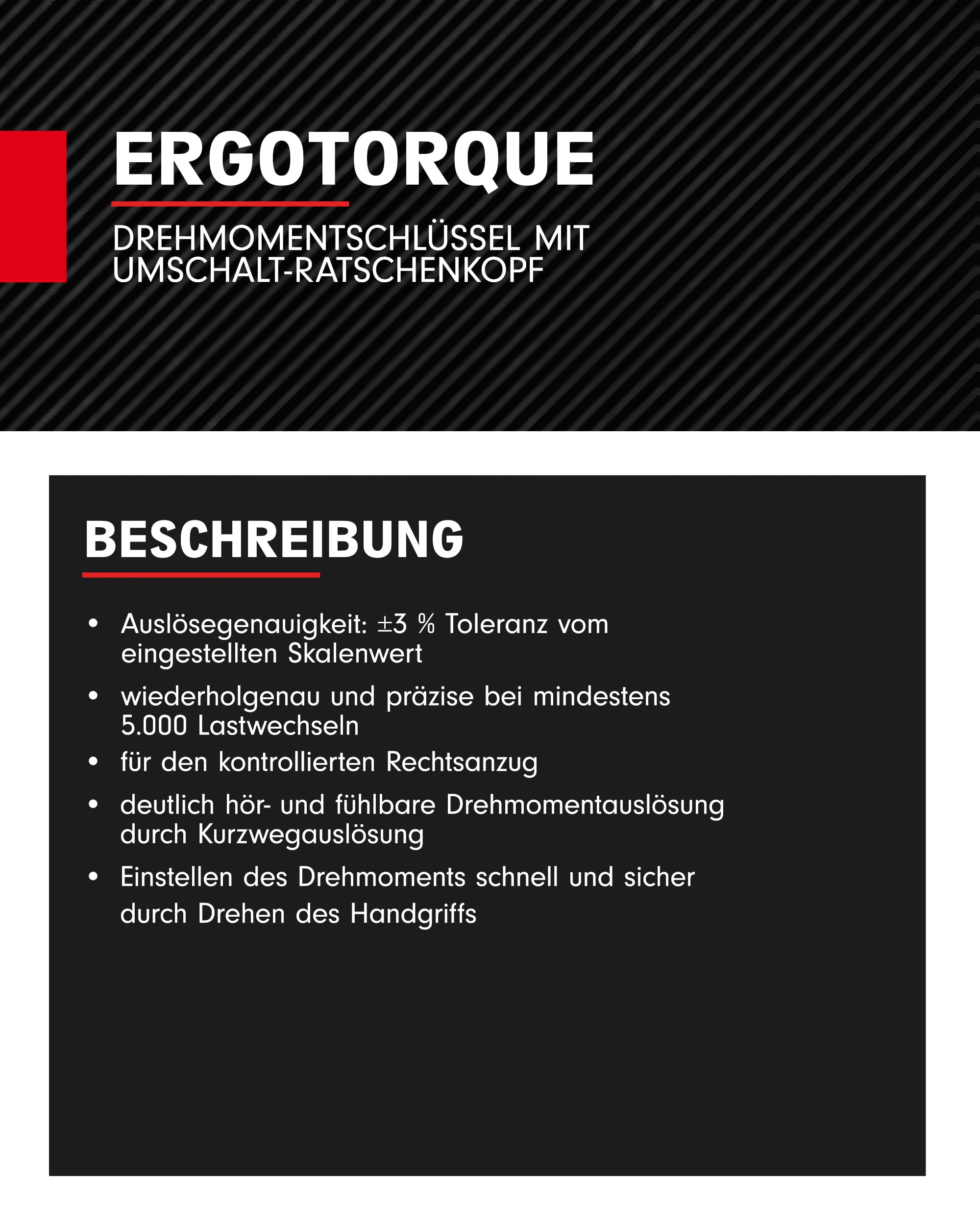 KS Tools Ratschen Drehmomentschlüssel 3/8" ERGOTORQUEprecision 516.1522 I 10-50 Nm I Mit Doppelskala in Nm und lbf•ft I Präzisions Schraubenschlüssel | 516.1522, Drehmomentschlüssel