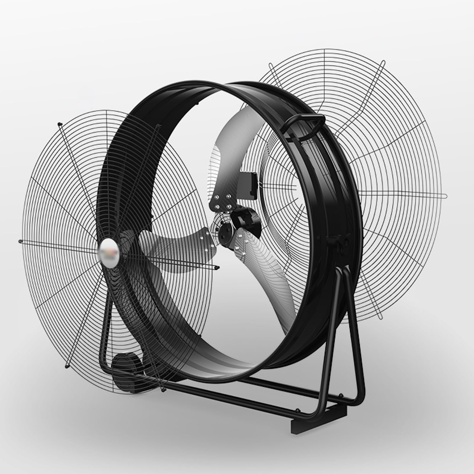 Ventilador de pie Ventilador de Piso eléctrico Comercial Paddy Ventilador Industrial silencioso Comercial (24 Pulgadas)