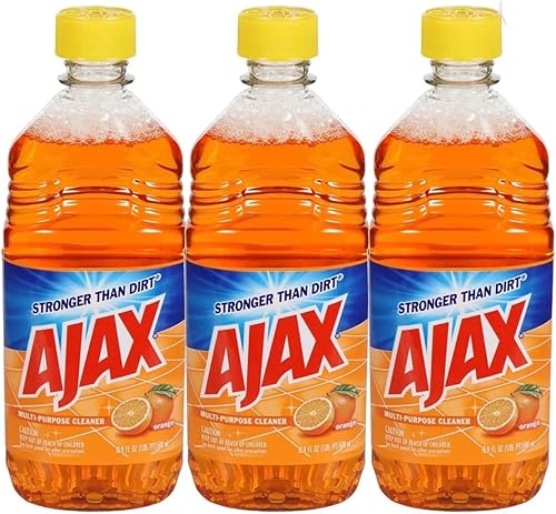 Ajax Orange Scented All Purpose Cleaner 16.9 Ounce (3 pack)