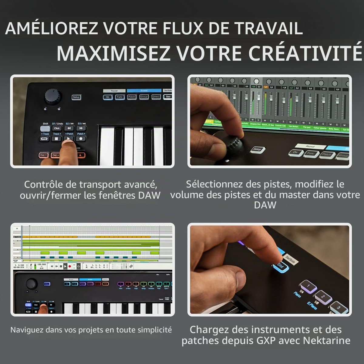Nektar Impact GXP61 Clavier de contrôle 61 touches