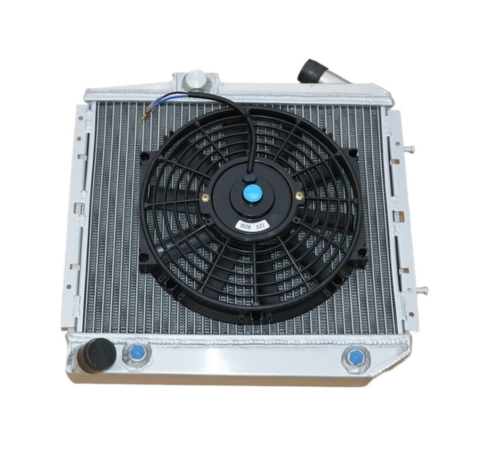Hgddbae One Color Cooled Intercooler Turbo Intercooler Fit For Super 5 Gt R5 R9/11 1.4 Turbo At 50Mm 1991-1990 Aluminum Radiator & Fan