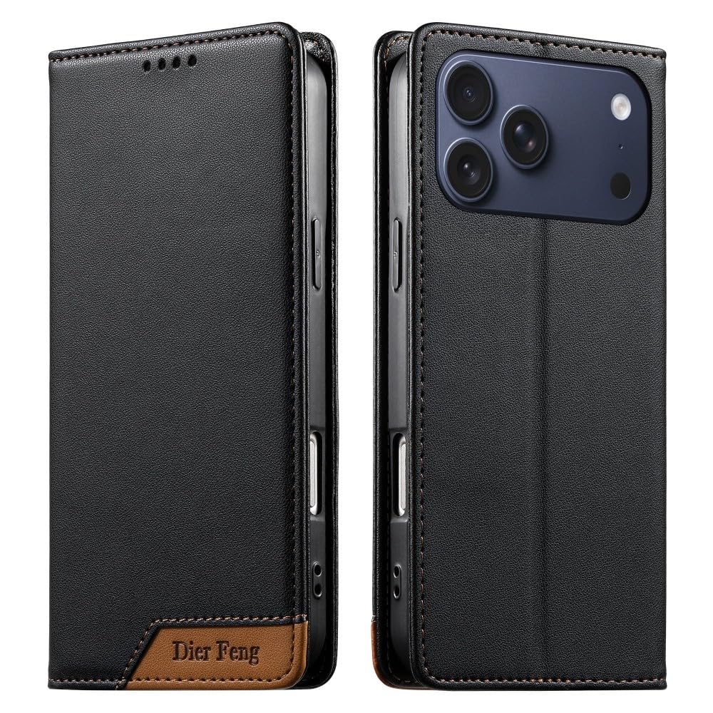 Étui compatible avec iPhone 6/7/8/SE2/SE3 (Couleur : noir) Portefeuille magnétique Flip Back Case Leather Premium Cover