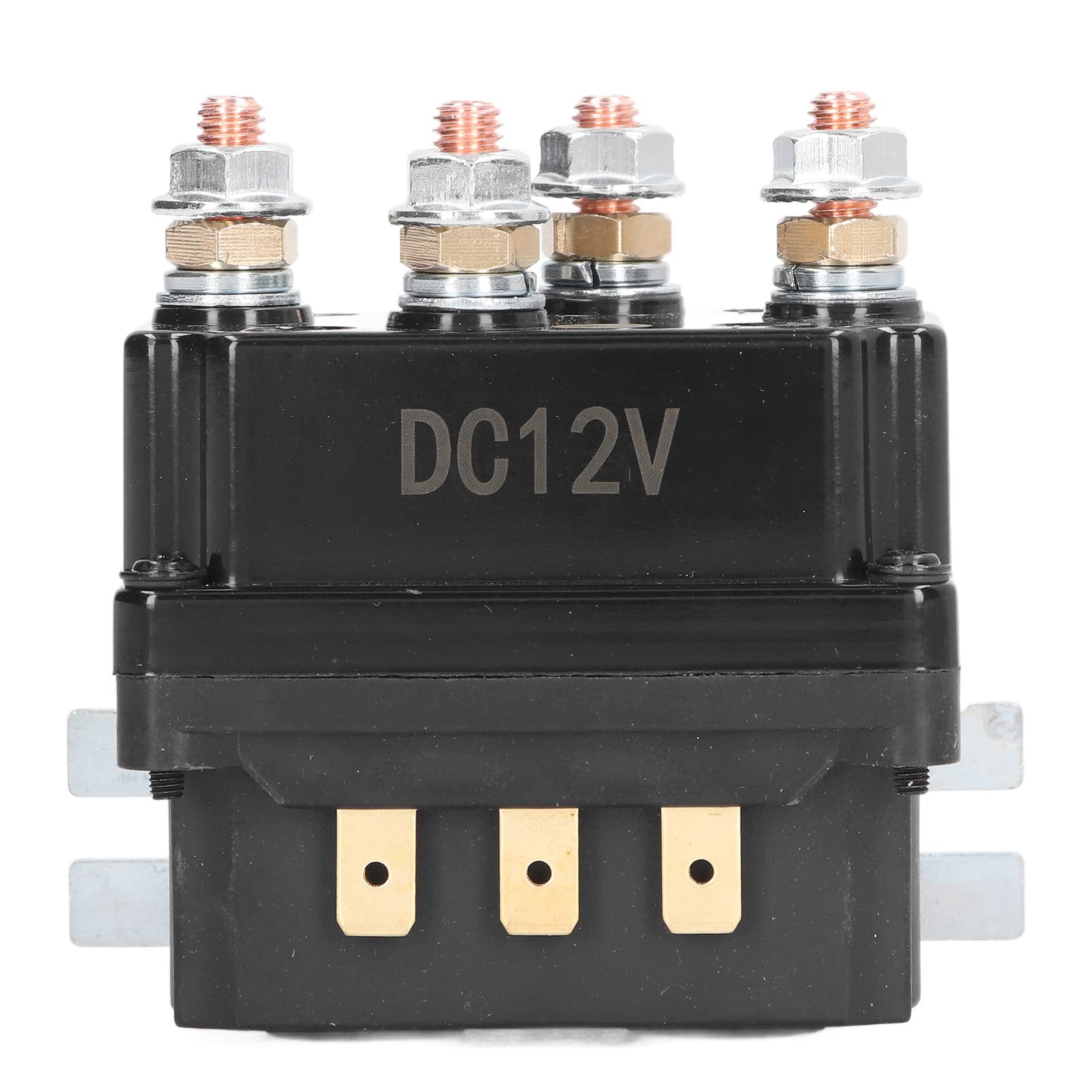 Kit de Relais de Treuil 12 V 250 A avec Télécommande, Bobine en Laiton, étanche, Faible Consommation D'énergie, Longue Durée de Vie, Haute efficacité, Large Application
