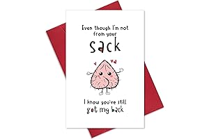 Ogeby Funny Father’s Day Card for Stepdad, Rude Fathers Day Card Gifts...