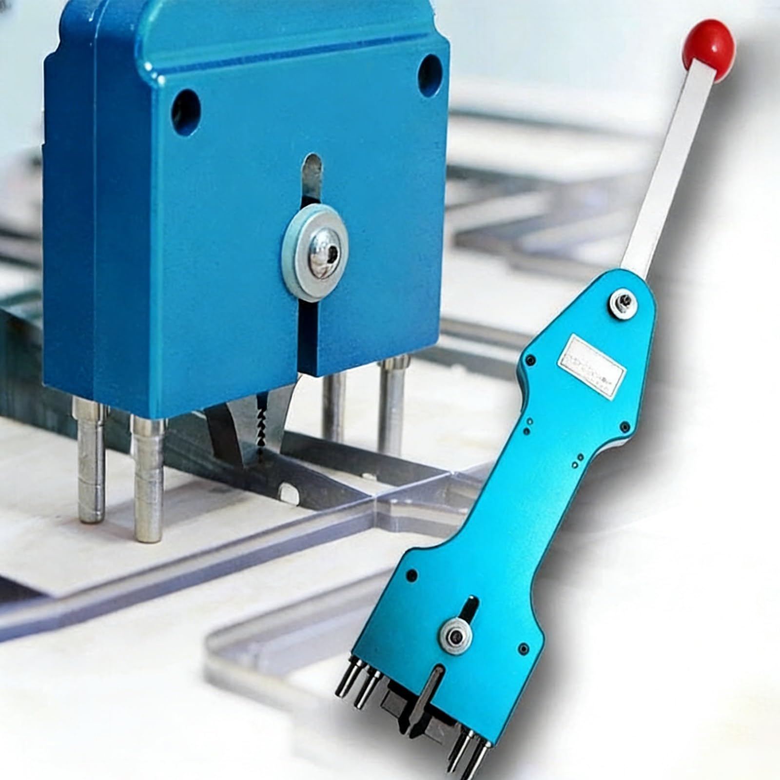 YXZQLOZ Die-cutting blade removal pliers, a steel clamping tool used in die-cutting repair and packaging industries.