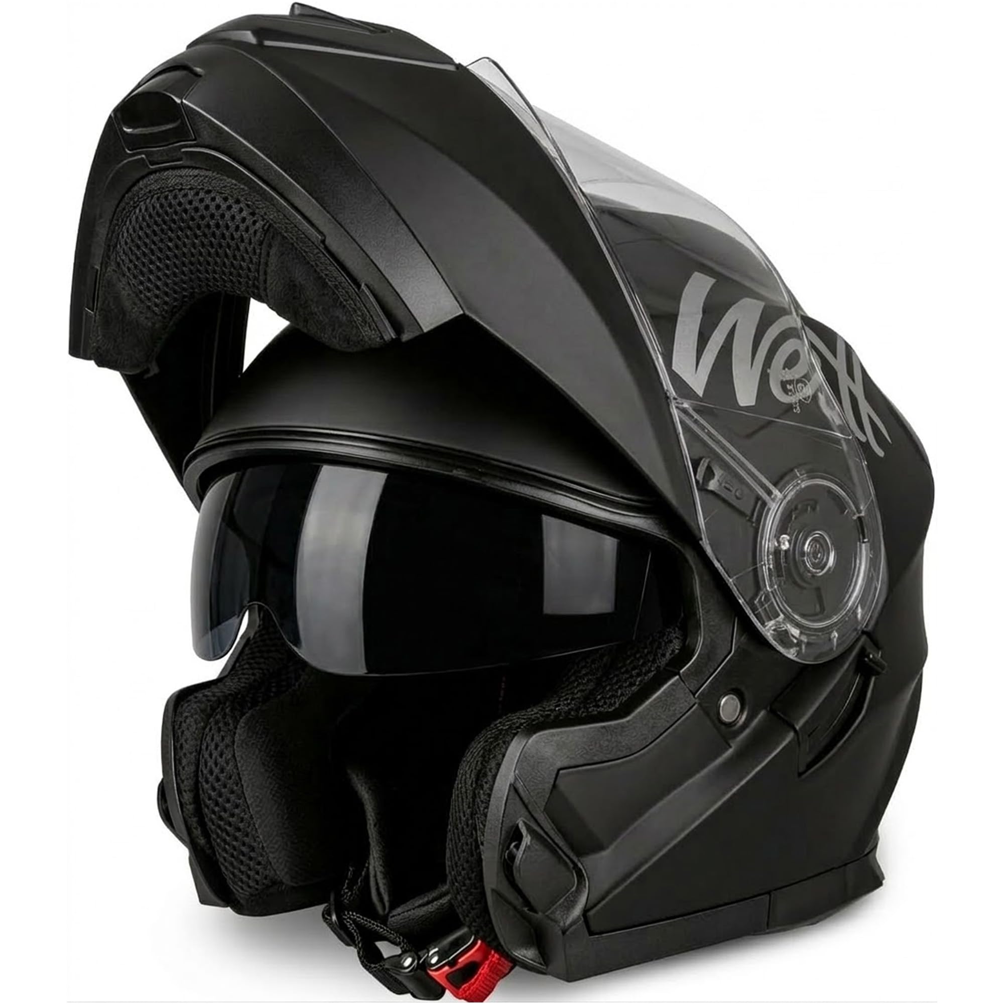 Amazon.com: Westt Modular Motorcycle Helmet - DOT Approved - Full