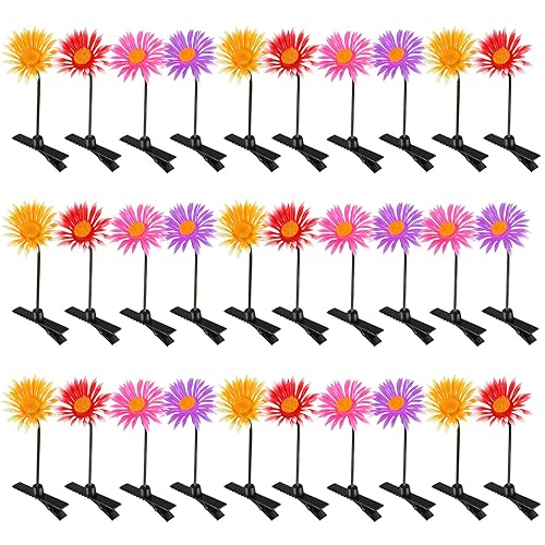 Miniatura 7 de 30 pinzas para el pelo de brotes de frijol, horquillas de plantas de estilo mixto, horquillas para el cabello, pasador de hierba, mariposa,