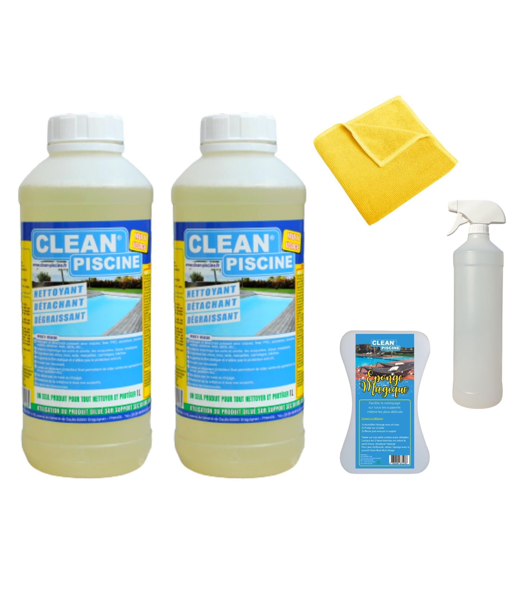 Kit de Produit nettoyant Multi-Usage pour Piscine