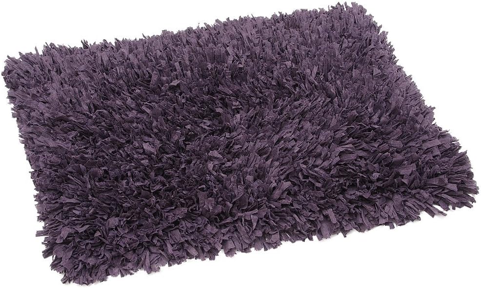 FHE Group Tissue Rug Bath Mat, 45 by 27 Inches, Purple