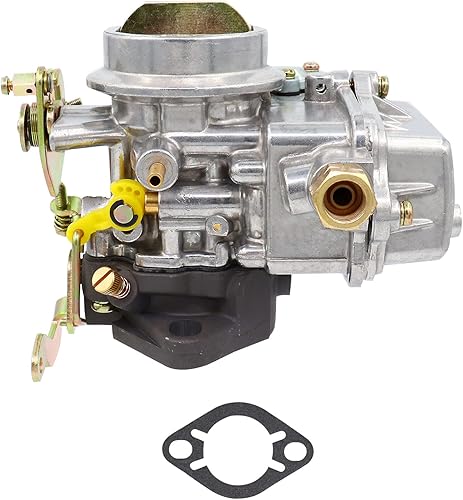 Miniatura 9 de NENKUTEN Carburador para Ford 1957 1960 1962 144 170 200 223 en línea 6 6 Cyl 4 Cyl Motores 1 Barril Carb Reemplazar Holley 1904 Estrangulador