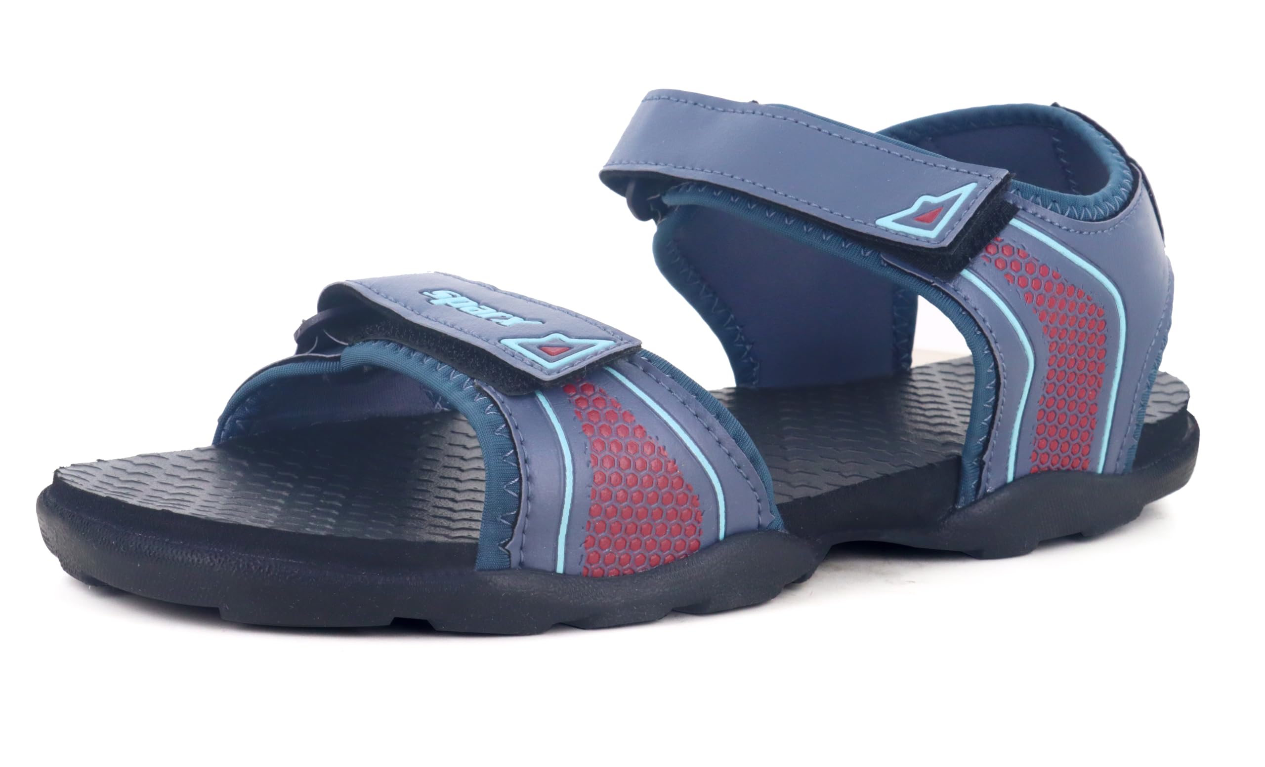mens SS 721 | Latest, Daily Use, Stylish Floaters | Blue Sport Sandal - 7 UK (SS 721)-image-41