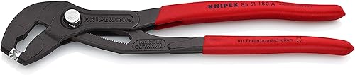 Knipex Tools 85 51 180 A, alicates de abrazadera de manguera de 7.5"