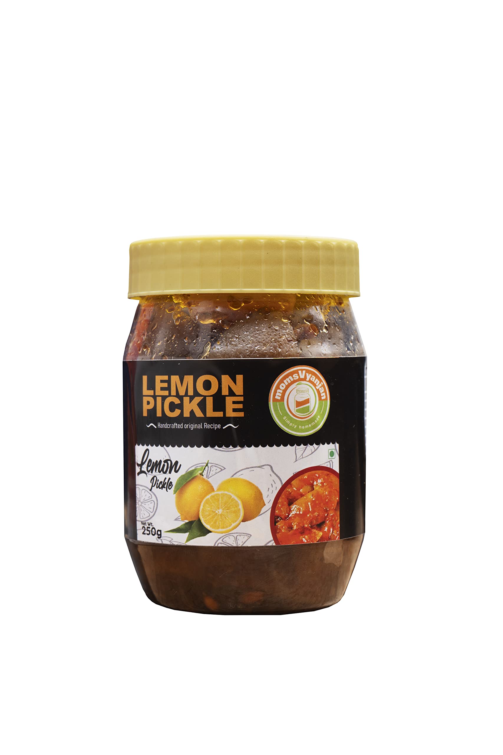 momsVyanjan Lemon Pickle (No Added Colours, No Artificial Preservatives or Harmful Chemicals | 100% Vegetarian, Purely Homemade) (B0BSXFL89F) Amazon Price History, Amazon Price Tracker
