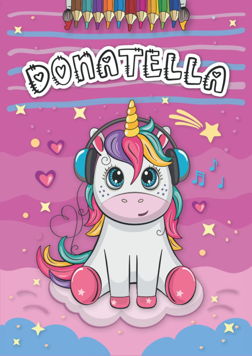Tovaglia Unicorno Personalizzata Con Nome - Tessuto Resistente 30x45cm Per Bambini, Regalo Ideale