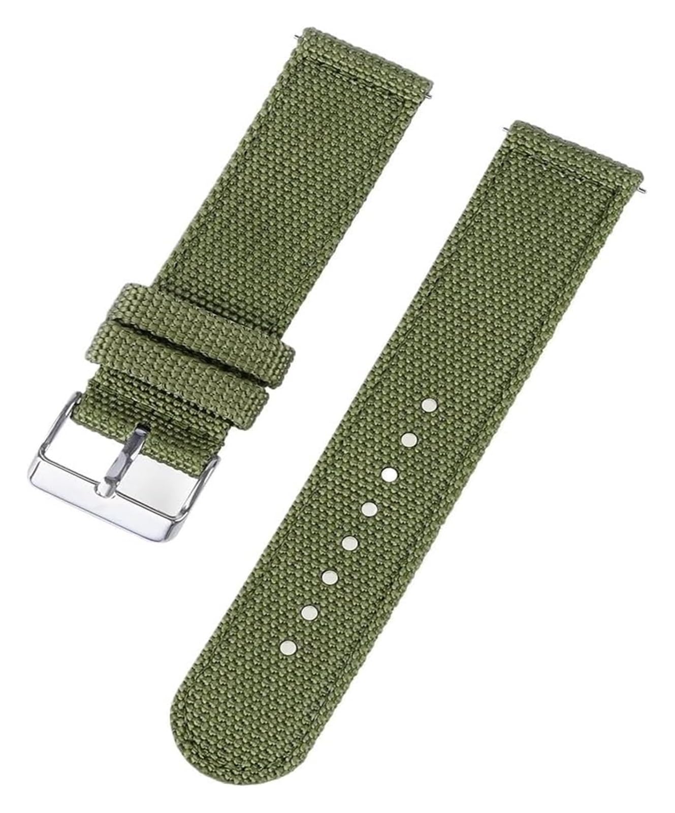 Hebilla ajustable Pulseras nylon elástico trenzado Correa de reloj de nailon de 18mm, 20mm, 22mm y 24mm, correa de lona de liberación rápida, repuesto Universal for pulsera de hombre y mujer