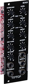 Tiptop Audio BD909 Eurorack Analog Bass Drum Module - Black