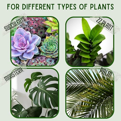 Miniatura 6 de Elly Décor Maceta cilíndrica de 11.5 pulgadas, maceta blanca hecha de fibra de vidrio y pintada a mano, adecuada para plantas y flores de interior y